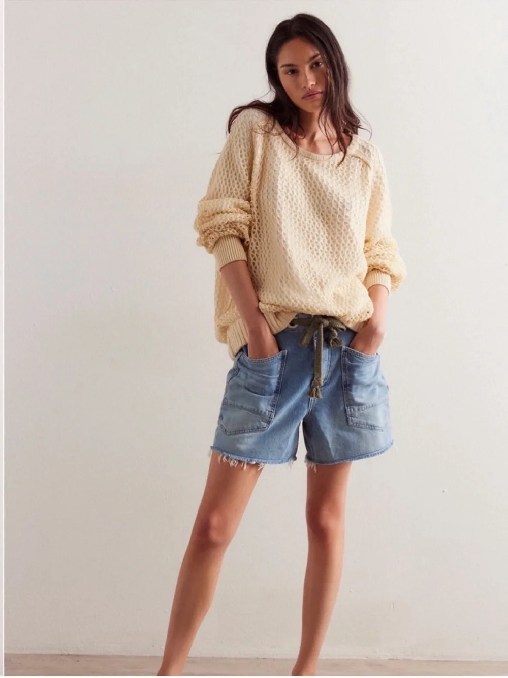 Free People Moxie Barrel Shorts